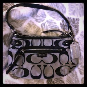 Coach Daisy Outline silver/metallic handbag